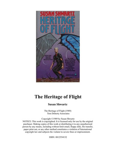 Heritage of Flight by Susan Shwartz