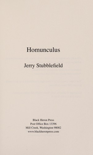 Homunculus by Jerry Stubblefield