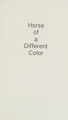 Horse of a different color by Howard Waldrop
