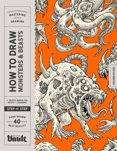 How to Draw Monsters & Beasts A Step-By-Step Guide to Drawing Monsters & Fantasy Creatures for Beginners by Kale James