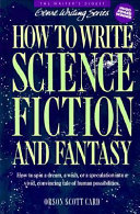 How to Write Science Fiction and Fantasy by Orson Scott Card