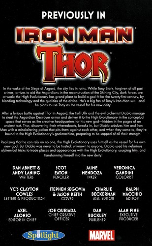 Iron Man and Thor by Dan Abnett