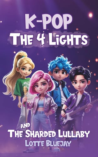 K-Pop - The Four Lights and The Sharded Lullaby: A Magical Fantasy Adventure About Friendship, Courage, and the Power of Music (For Kids Ages 8–12) by Bluejay, Lotte