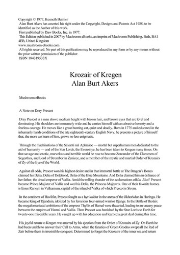 Krozair of Kregen (Dray Prescot #14) by Alan Burt Akers