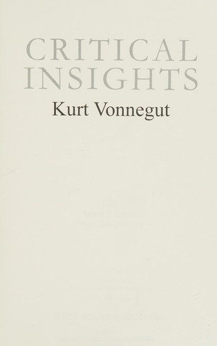 Kurt Vonnegut by Robert T. Tally