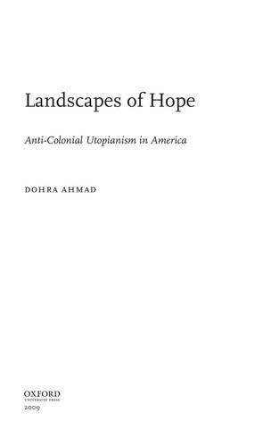 Landscapes of hope by Dohra Ahmad