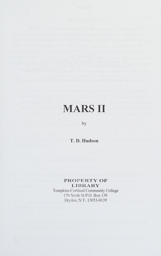 Mars II by T. D. Hudson