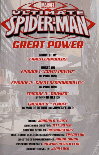 Marvel Ultimate Spider-Man by Chris Eliopoulos
