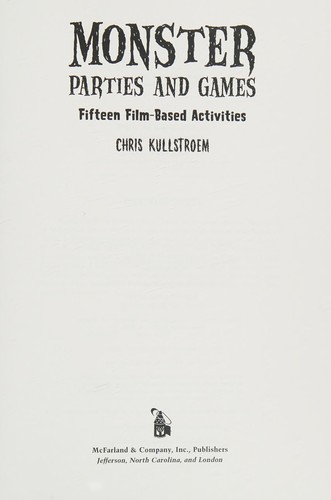 Monster parties and games by Chris Kollstroem