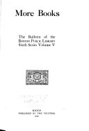 More Books by Boston Public Library