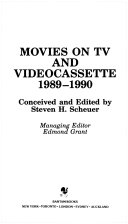 Movies on TV and Videocassette by Steven H. Scheuer