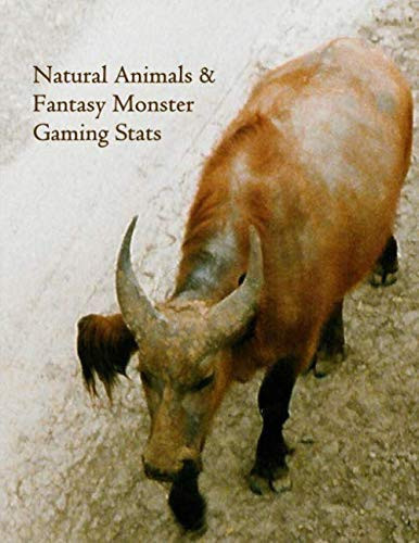 Natural Animals and Fantasy Monster Gaming Stats by Srvb Designs