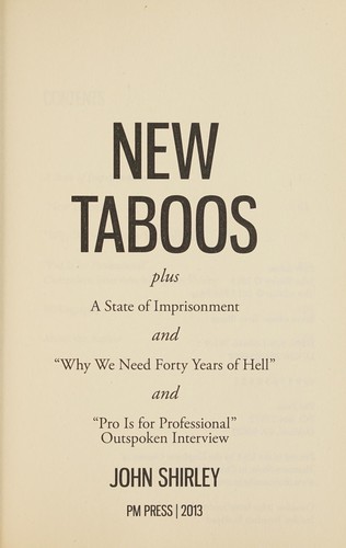 New Taboos by John Shirley
