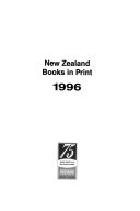 New Zealand Books in Print 1996 by D W Thorpe