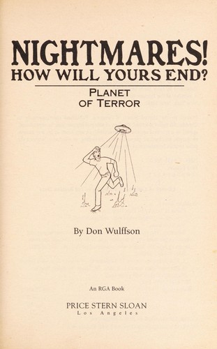 Nightmares! by Don L. Wulffson