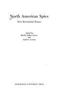 North American Spies by Rhodri Jeffreys-Jones