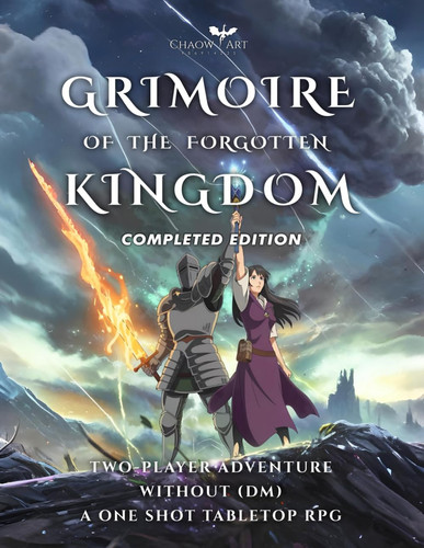 One Shot Adventure Two-Player Campaign without DM Fantasy Story idea for Tabletop RPGs: The Grimoire of the Forgotten Kingdom Complete Edition, ... Dice Roll, Perfect for Playing With Friend by ChaowArt