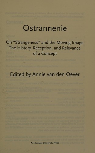 Ostrannenie by Annie van den Oever