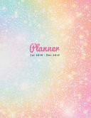 Planner Jul 2018 - Dec 2019 Mermaid Weekly Planner Mid Year | Motivational Quotes, to Do Lists + More | Rainbow Fantasy by Pretty Planners