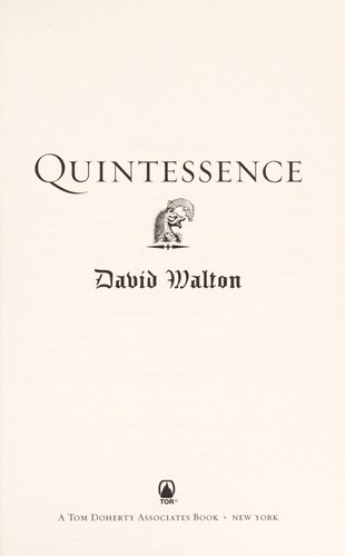 Quintessence by David Walton