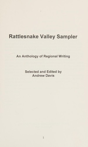 Rattlesnake Valley sampler by Andrew Davis