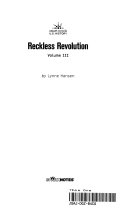 Reckless Revolution by Lynne Hansen