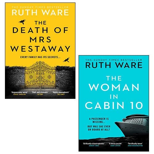 Ruth Ware 2 Books Collection Set (The Death Of Mrs Westaway, Woman In Cabin 10) by Ruth Ware