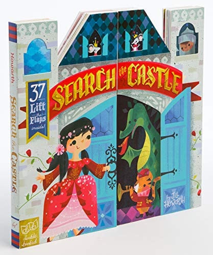 Search the Castle Double Booked: 37 lift-the-flaps inside! (Juvenile Fiction, Kids' Novelty book, Children's Fantasy Book, Children's Lift The Flaps Book) by Jill Howarth
