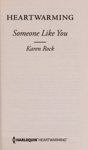 Someone like you by Karen Rock