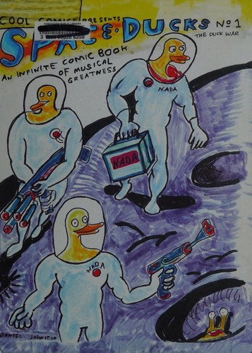 Space ducks by Daniel Johnston