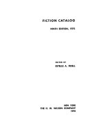 Standard Catalog for Public Libraries by H.W. Wilson Company
