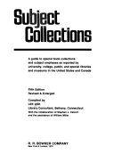 Subject Collections by Stephen Calvert