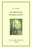 The Abbé Prévost's First-person Narrators by R. A. Francis