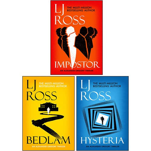 The Alexander Gregory Thrillers Collection 3 Books Set By LJ Ross (Impostor,Hysteria & Bedlam) by LJ Ross