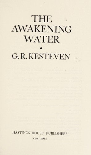 The awakening water by G. R. Crosher