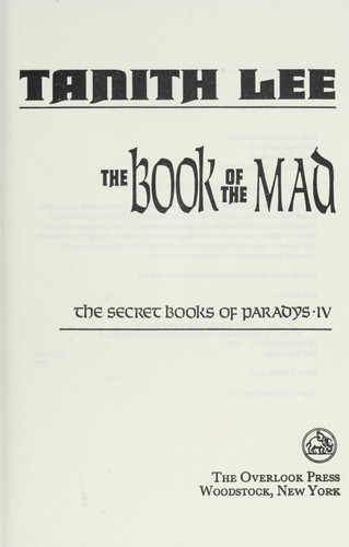 The book of the mad by Tanith Lee