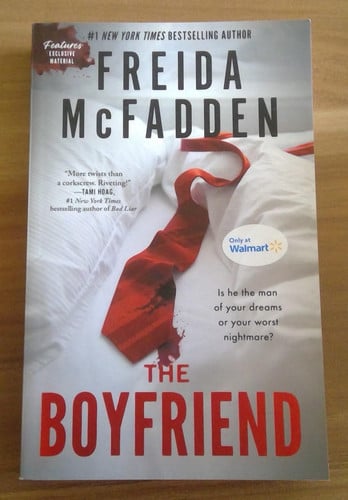 The Boyfriend by Freida McFadden, Walmart Exclusive Paperback Thriller Novel with Bonus Content by Freida McFadden