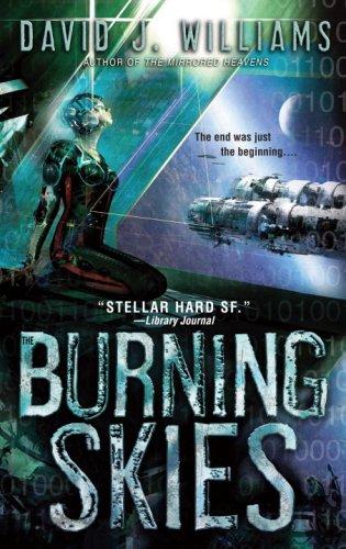 The burning skies by David J. Williams