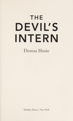 The Devil's intern by Donna Hosie