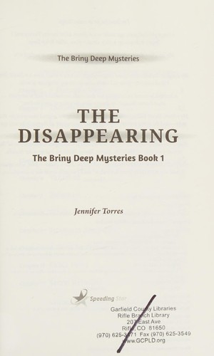 The disappearing by Jennifer Torres