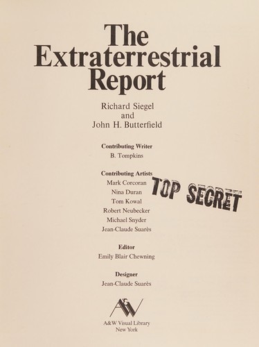 The extraterrestrial report by Richard Siegel