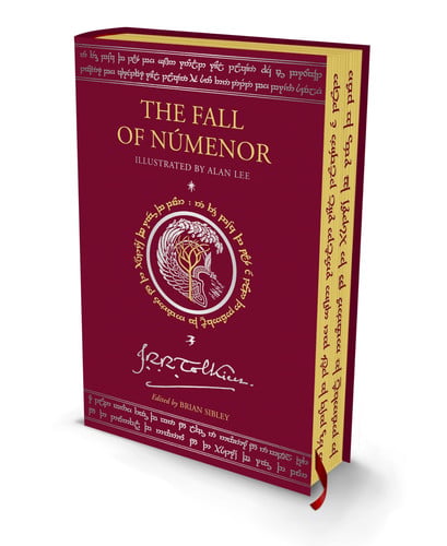 The Fall of Númenor Illustrated by Alan Lee: A Special Editon of the Fantasy Classic with Sprayed Edges (Tolkien Illustrated Editions, 20) by Tolkien, J. R. R.