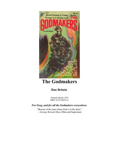 The Godmakers by Don Pendleton