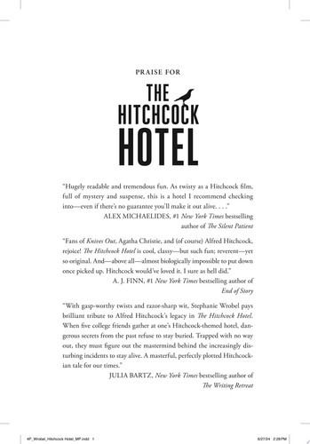 The Hitchcock Hotel A Novel by Stephanie Wrobel