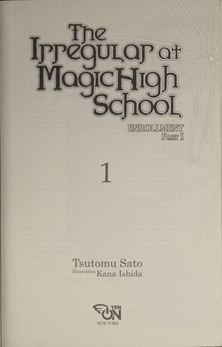 The irregular at Magic High School by Satō, Tsutomu (Comic book author)