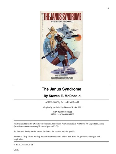 The Janus Syndrome by Steven E. McDonald