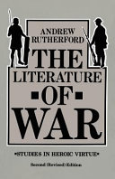 The Literature of War by Andrew Rutherford