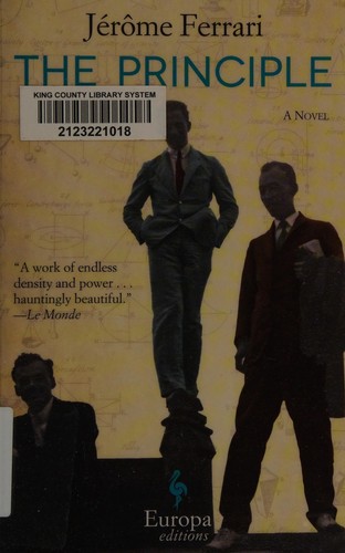 The Principle by Jérôme Ferrari