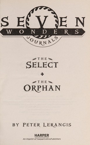 The Select +The Orphan by Peter Lerangis