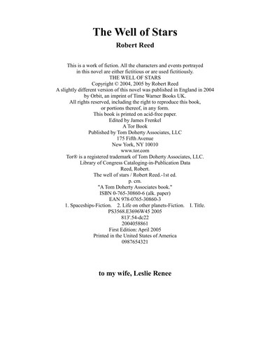 The well of stars by Robert Reed